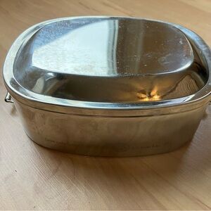 Stainless Steel Lunch Food Box Container with locking lid Eco Enviro Product